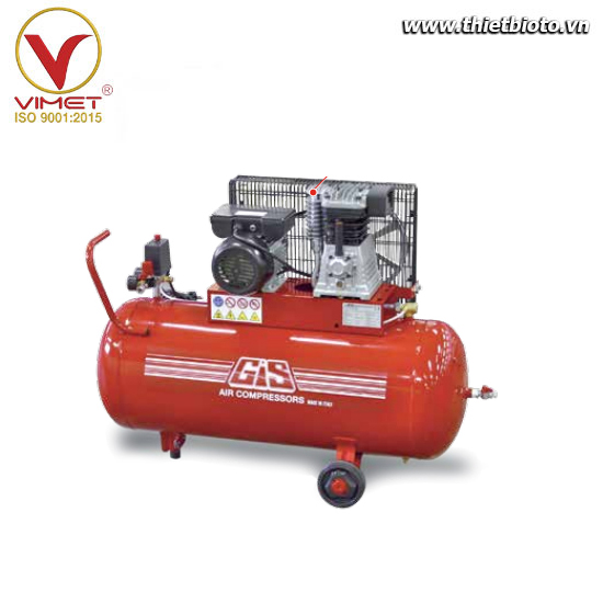 Máy nén khí piston truyền động dây đai GIS GS12E/24/250/CAR/M